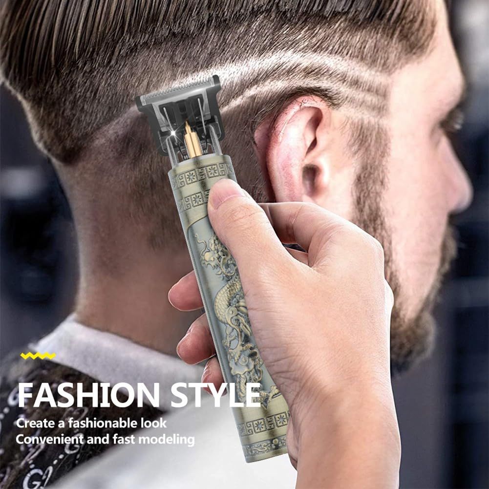 Hair Clippers for Men, Professional Hair Trimmer Cordless Zero Gapped T-Blade Trimmer Rechargeable Beard Trimmer, Mens Gifts