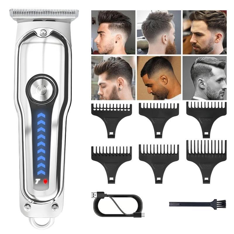 Professional Hair Clippers with Extremely Fine Cutting, Cordless Hair Clippers for Men Professional, Barber Clippers