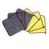 Premium Edgeless Microfiber Cleaning Cloths, 6 Pack| 12” x 12” All Purpose Hand Towels for Car Washing and Detailing