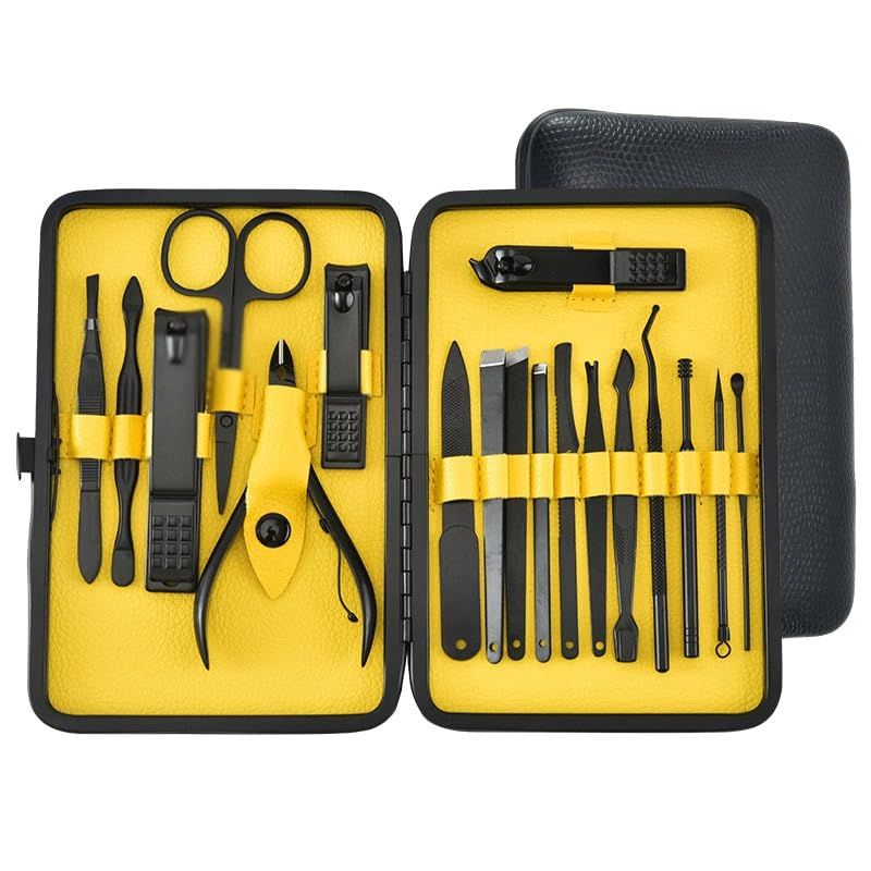 Nail Clippers Sets High Precisio Stainless Steel Nail Cutter Pedicure Kit Nail File Sharp Nail Scissors and Clipper Manicure
