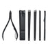 Nail Clippers Sets High Precisio Stainless Steel Nail Cutter Pedicure Kit Nail File Sharp Nail Scissors and Clipper Manicure