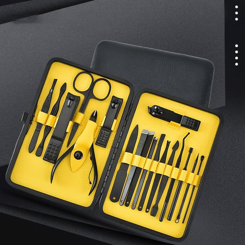 Nail Clippers Sets High Precisio Stainless Steel Nail Cutter Pedicure Kit Nail File Sharp Nail Scissors and Clipper Manicure