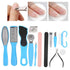 13pcs Manicure and Pedicure kit, Professional Pedicure Tools, Foot Nail Kit for Home, Foot Spa， Cracked and Dead Skin Cells