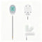 Record keeping of land soil pH tester, 5-in-1 soil temperature, sunlight care, flower pot garden farm lawn