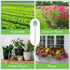 Record keeping of land soil pH tester, 5-in-1 soil temperature, sunlight care, flower pot garden farm lawn