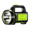 Flashlight, large flashlight, LED searchlight, 2 modes, 1500LM light, portable light, white light, rechargeable