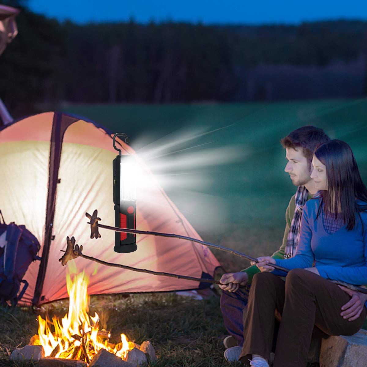 Magnetic Torches Led Super Bright, Emergency Backup Lights Mechanic Tools Camping Flashlight, Gifts for Men Husband