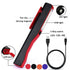 LED flashlight inspection light rechargeable work light COB LED flashlight with magnetic clip for household workshop flashlight