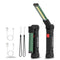 Super Bright Flashlight COB Work Light Portable Inspection Lamps with Magnetic Base and Hook for Mechanic Tools