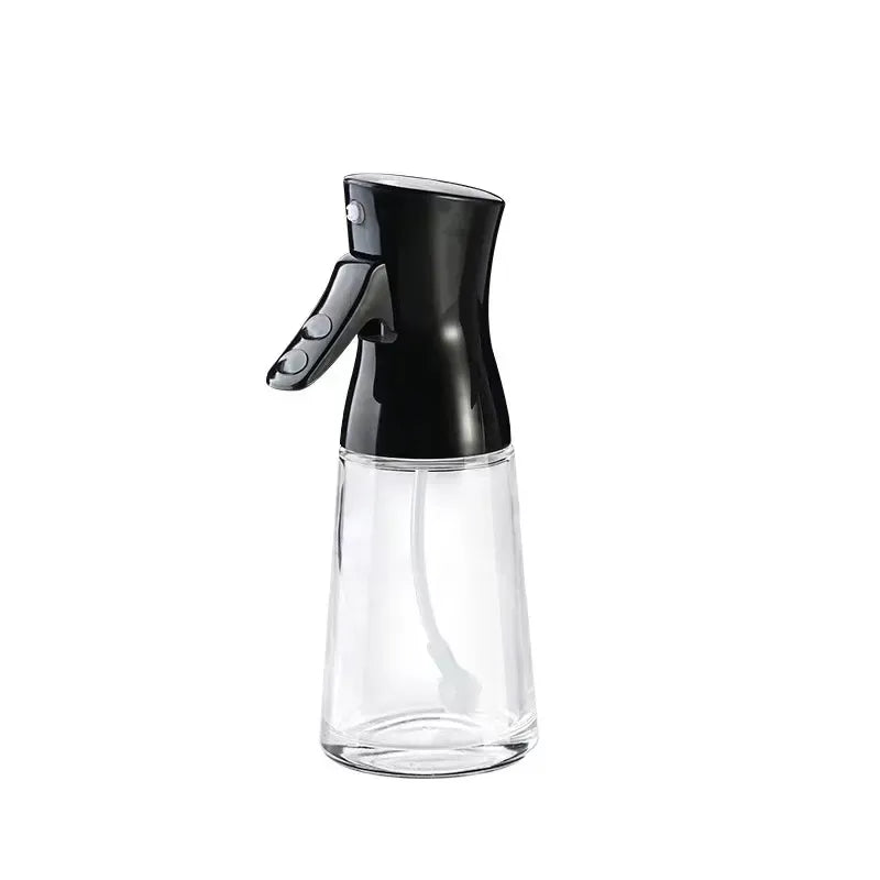 Olive Oil Sprayer for Cooking, 180ML Glass Oil Dispenser Bottle with Brush, Canola Oil Vinegar Spray Mister for Kitchen