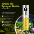 Premium kitchen and air fryer spray 100ml kitchen leak proof glass oil spray with distributor accessories