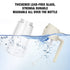 Oil Dispenser and Vinegar Sprayer with 3 Replaceable Nozzle 19.4oz/550ml Glass Cooking Oil Preparation Dispensers