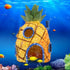 Aquarium Fish Tank Decorations Cartoon Resin Pineapple Hideaway House Aquarium Ornaments Fish Shelter Underwater