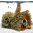 Fish tank decoration, Douyu wooden house, hidden cave decoration, aquarium decoration, small fish accessories, fish resin toys