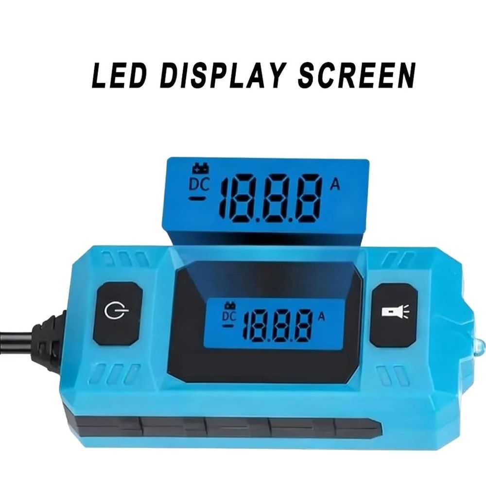 Automotive Circuit Fault Probe Tester, Blade Fuse Tester with LED Display Up to 48V, Car Circuit Current Amp Checker for Fuse Box Diagnostics