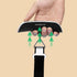Portable Digital Luggage Scale Accurate Weighing, 110lbs Capacity Hanging Baggage Scale with Backlit LCD Display & 2-Unit Switching, Non-Slip Hook and Strong Straps