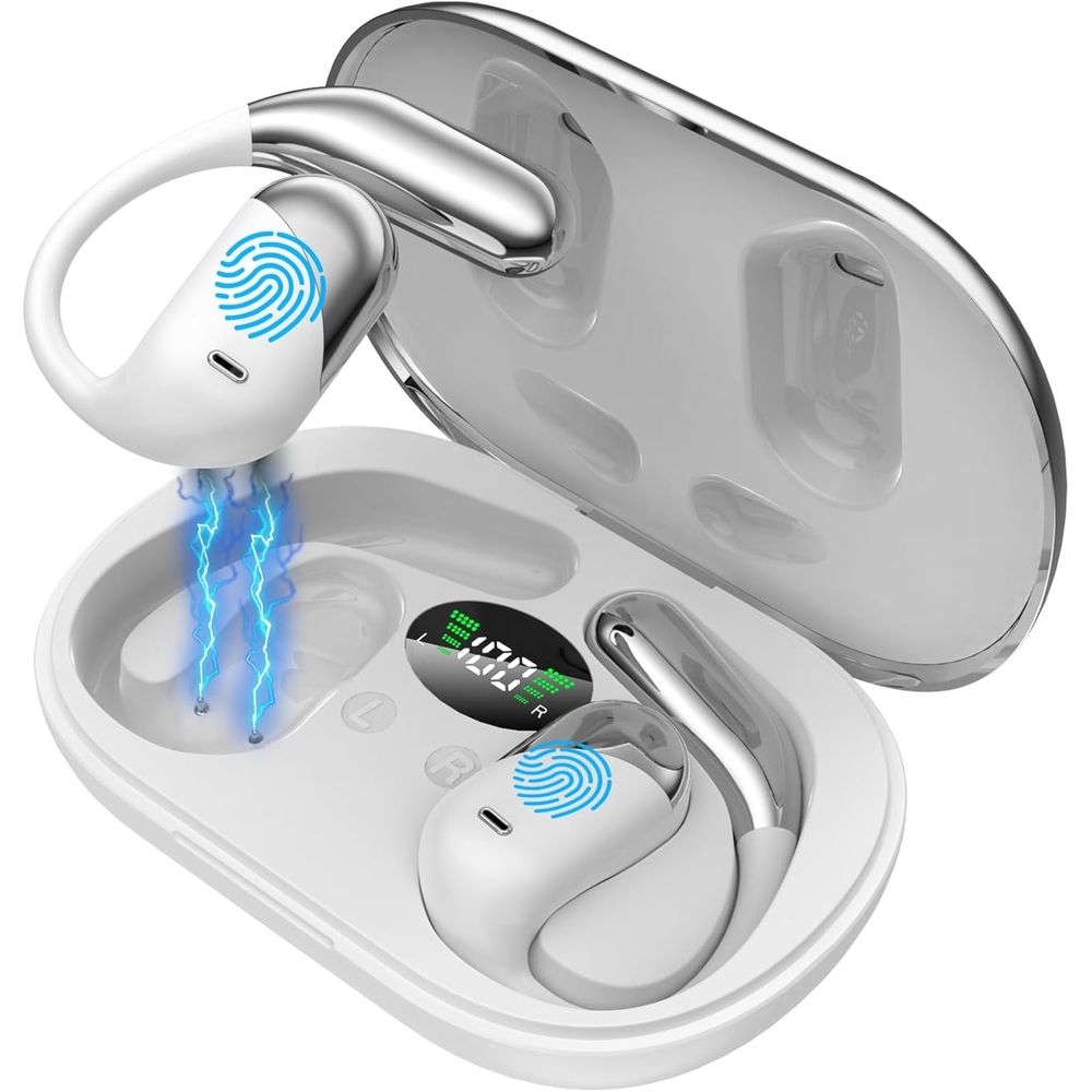 AI Translation Earbuds Real Time, 144 Language Translator Earbuds with 80 Hours Battery & Charging Cradle, 3-in-1 Translating Device