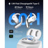 AI Translation Earbuds Real Time, 144 Language Translator Earbuds with 80 Hours Battery & Charging Cradle, 3-in-1 Translating Device
