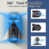 New Four-Record Monitoring Driving Recorder, 360° Full View Car 4 Channel Dashcam System, 1080P HD with Infrared Lamps Night Vision, Parking Mode, Loop Recording, 64 128GB Card
