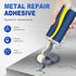 Metal Foundry Glue Set, Strong Foundry Glue for Metal, Enhanced Casting Glue, Professional Grade Adhesive for Metals, Plastic and Steel Crack Repair, DIY Crafts, Cold & Heat Resistant