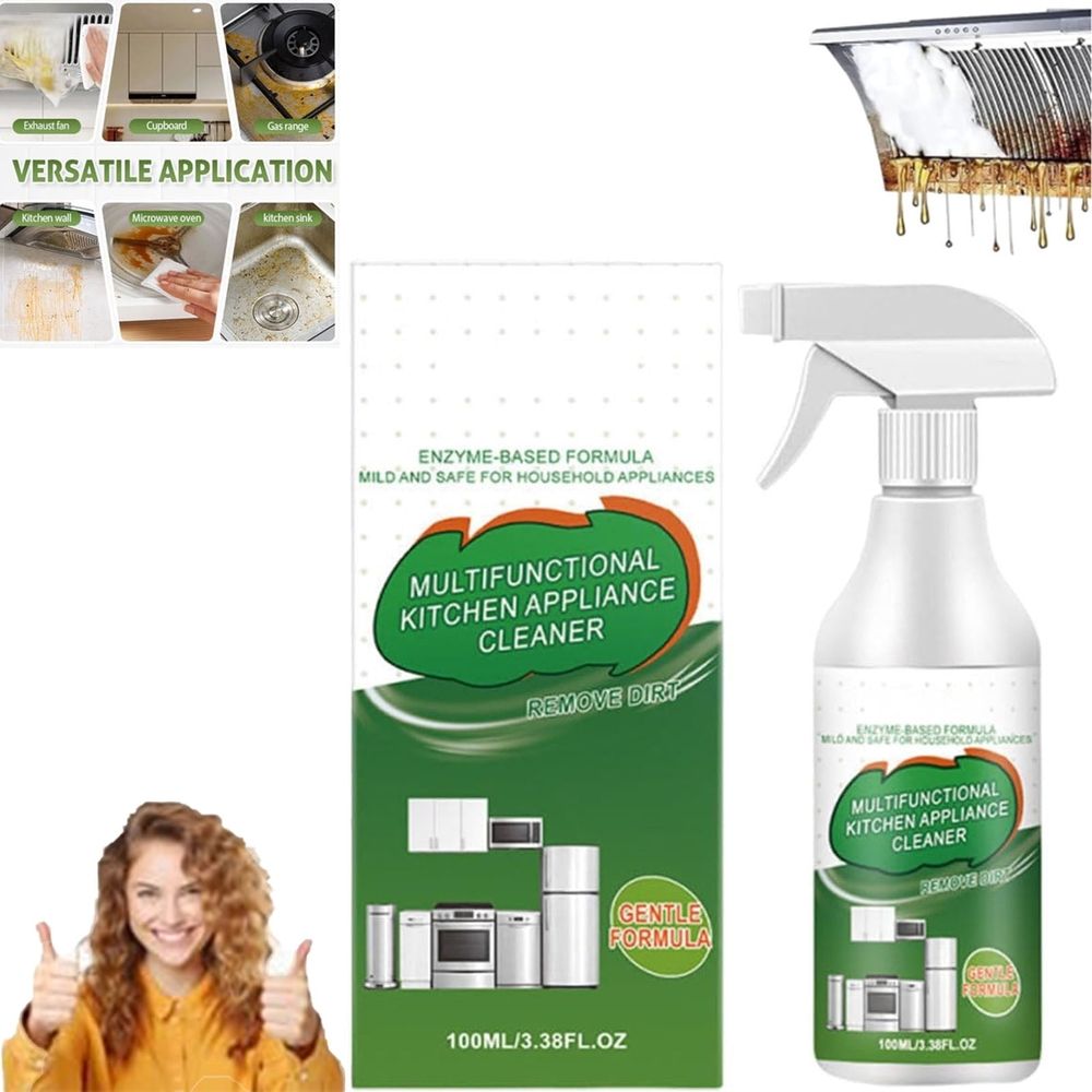 Multi-Purpose Enzyme Foam Cleaner – Versatile, Powerful & Perfect for Kitchen & Home, Powerful Multipurpose Kitchen Appliance Cleaner Spray