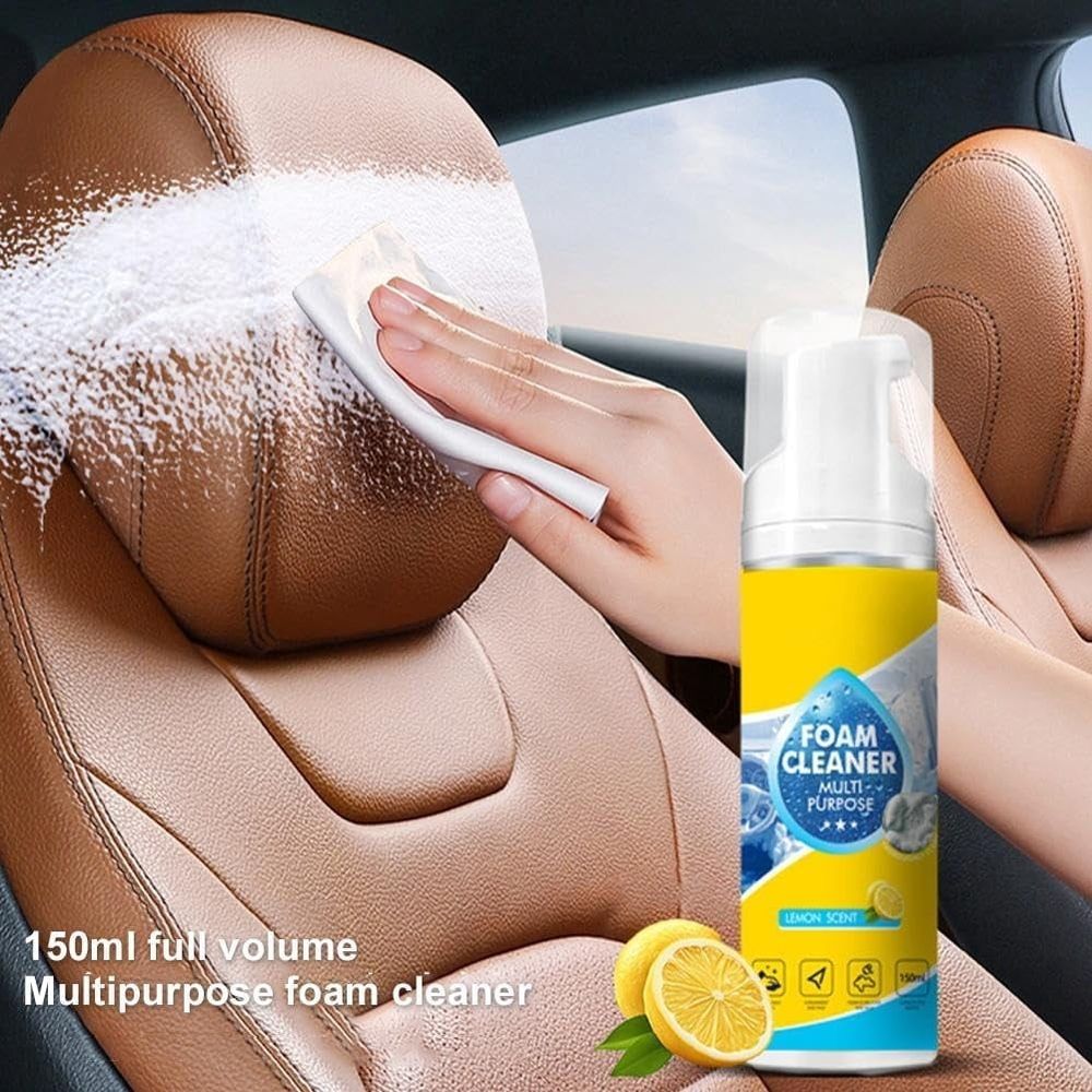 Powerful & Multipurpose Car Interior Foam Cleaner,Foam Cleaner Multi Purpose,Deep Clean Car,Kitchen,Bathroom