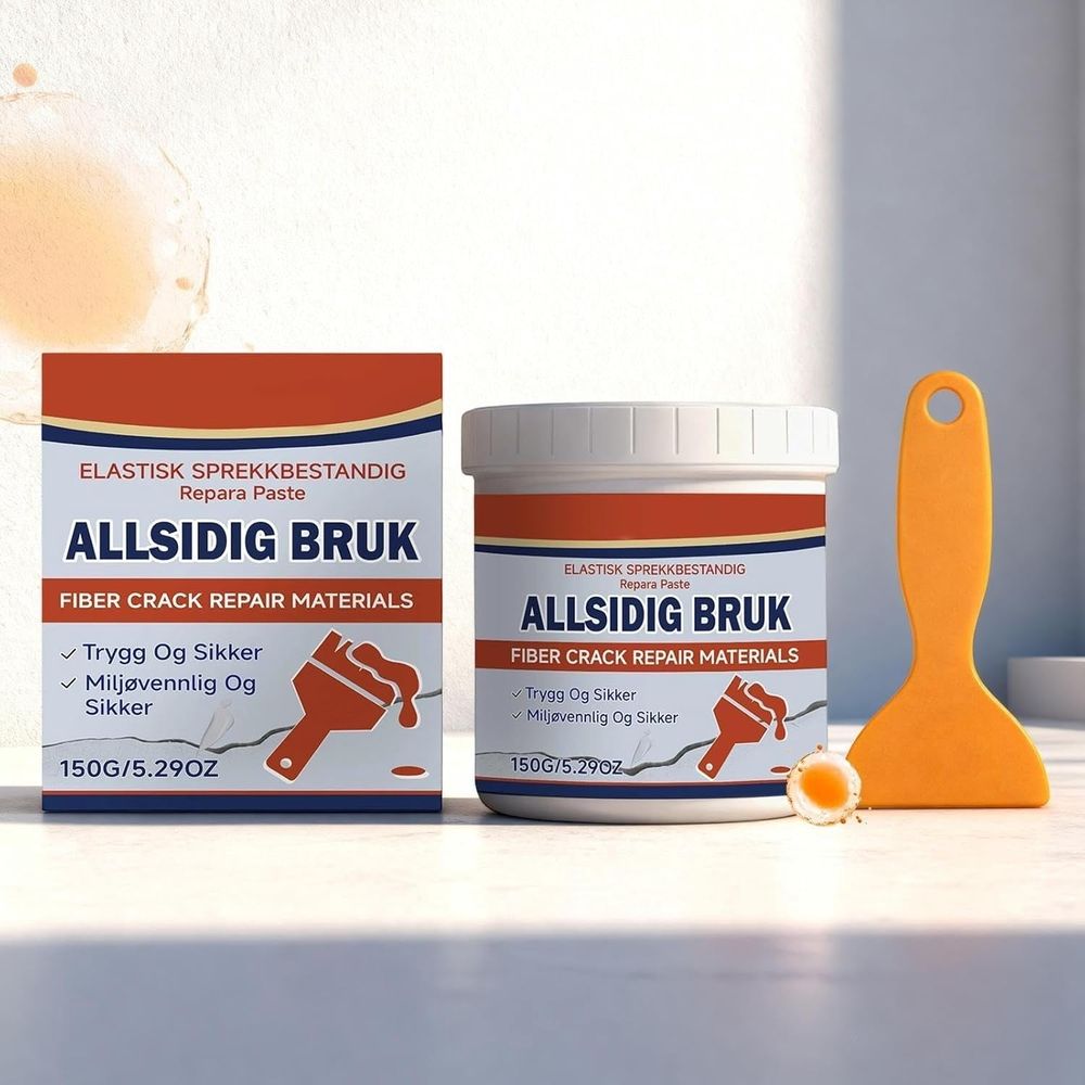 Instant Patch Paste, Professional Wall Repair Putty, 150g Tube with Scraper, Quick Drying Adhesive, Shrink-Proof Filler with, Drywall Kit for Ceiling Trim