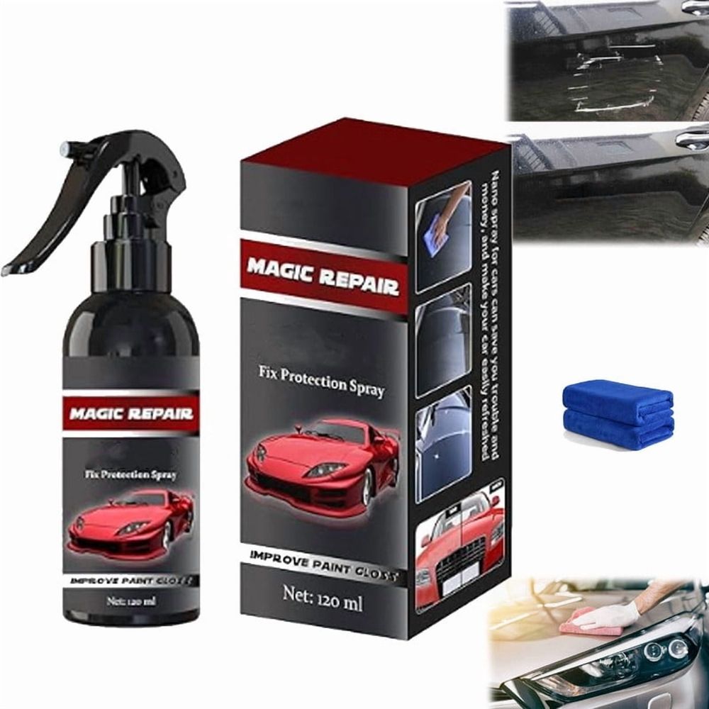 Car Scratch Repair & Polishing Spray, Car Scratchs Repair Spray, Deep Shine Restorer for Automotive RV  Exterior Restoration