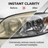 Advanced Car Headlight Restoration Kit,  New Erase Yellowing & Oxidation Restores Clarity with Long-Lasting UV & Ceramic Shield, Headlight Cleaner, Headlight Restoration Spray