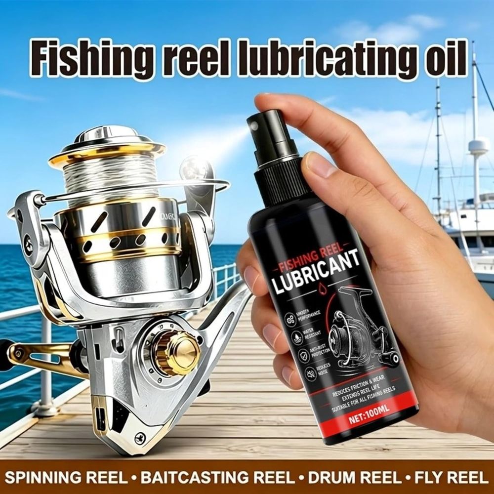 Fishing Reel Lubricant Oil 50ml Cleaner Rust Protection Spinning Baitcasting