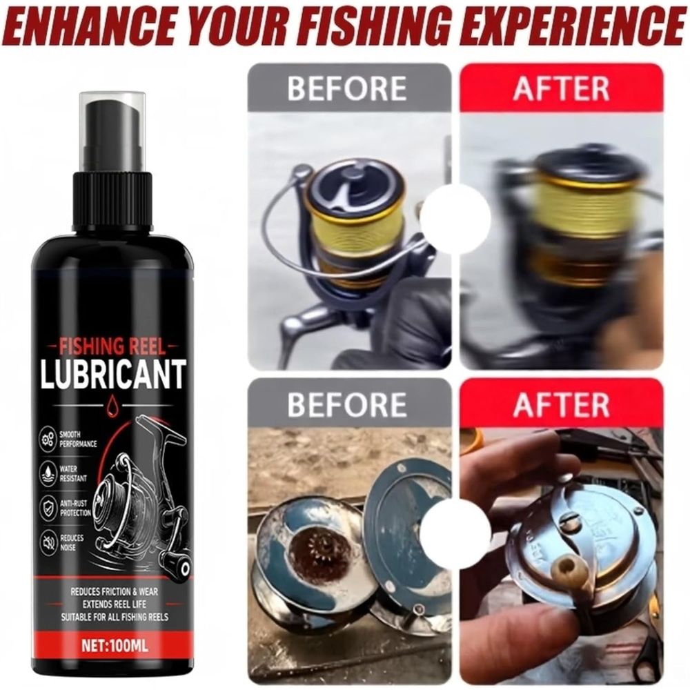 Fishing Reel Lubricant Oil 50ml Cleaner Rust Protection Spinning Baitcasting