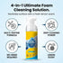 4-in-1  Cleaner, Foam no Rinse Cleaner Spray,Foam Cleaner All Purpose Heavy Duty, Powerful Car Interior Cleaner, for Kitchen, Bathroom & Sofa