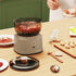 Mini Food Chopper 350ml Electric Garlic Grinder Wireless USB Rechargeable Vegetable Chopper Portable Spice Grinder for Kitchen Camping Travel - 304 Stainless Steel Blades