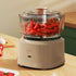 Mini Food Chopper 350ml Electric Garlic Grinder Wireless USB Rechargeable Vegetable Chopper Portable Spice Grinder for Kitchen Camping Travel - 304 Stainless Steel Blades