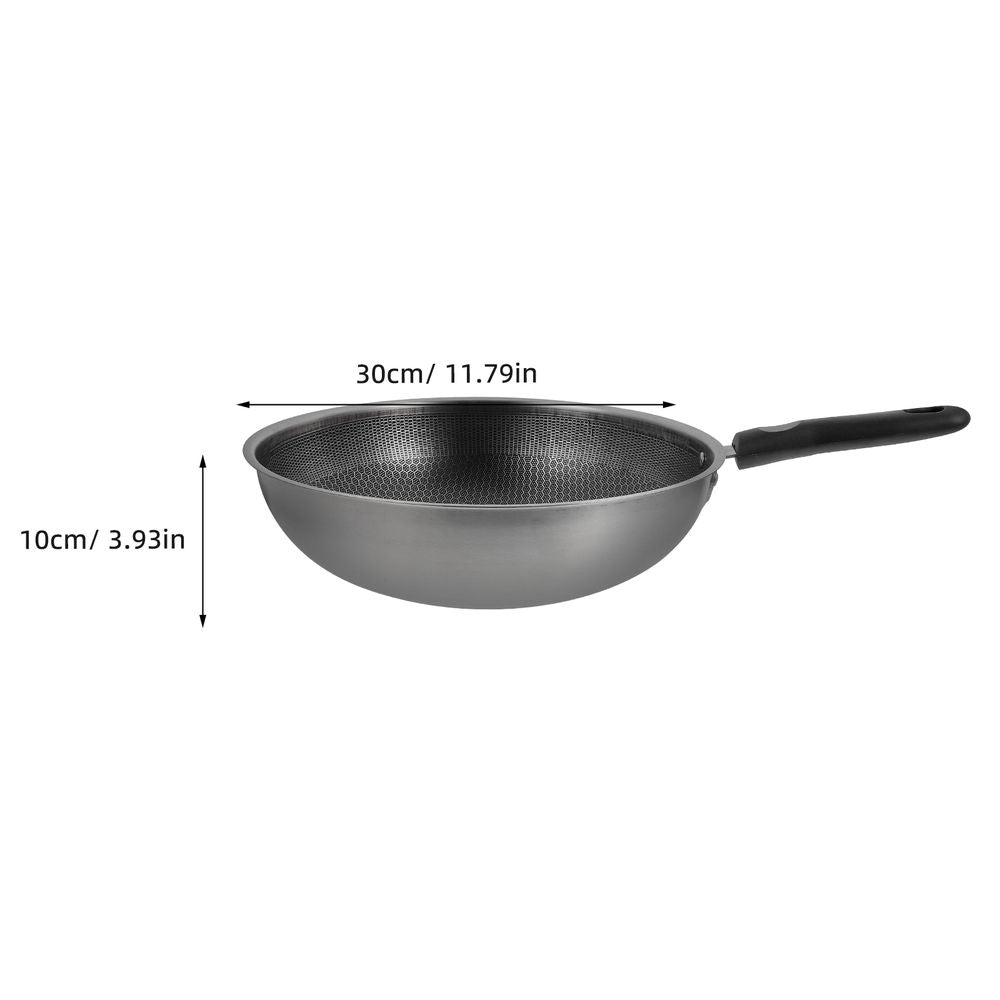 Honeycomb Stainless Steel Nonstick Fry Pan for Efficient Searing and Frying, Cookware for Everyday Use