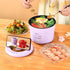 Hot Pot Electric, Mini Ramen Cooker, Portable Pots With Over-Heating Protection For Dorm, Office, Travel, Multifunctional Electric Pot For Cooking Pasta, Soup
