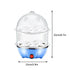Multifunctional Egg Cooker Double Layer 350W Steamer for Hard Boiled Eggs Omelets Vegetables US Standard 5.9x5.9x8.7 Inch