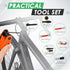 2 Sets 16 in 1 Tool Bicycle Repair Tool Kit Sturdy and Practical Convenient Storage Bag for Mountain and Road Bike