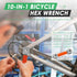 2 Sets 16 in 1 Tool Bicycle Repair Tool Kit Sturdy and Practical Convenient Storage Bag for Mountain and Road Bike