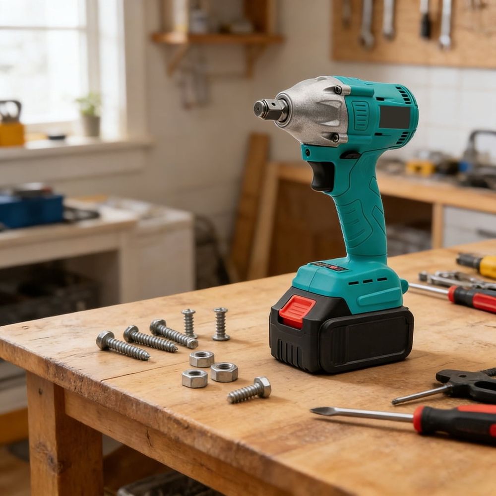 Powerful 350NM Brushless Impact Wrench Tool 1/4