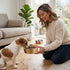 Hammered Gold Stainless Steel Pet Bowl, Non- Metal Food Water Dish For Small Medium Large Dogs Daily Feeding