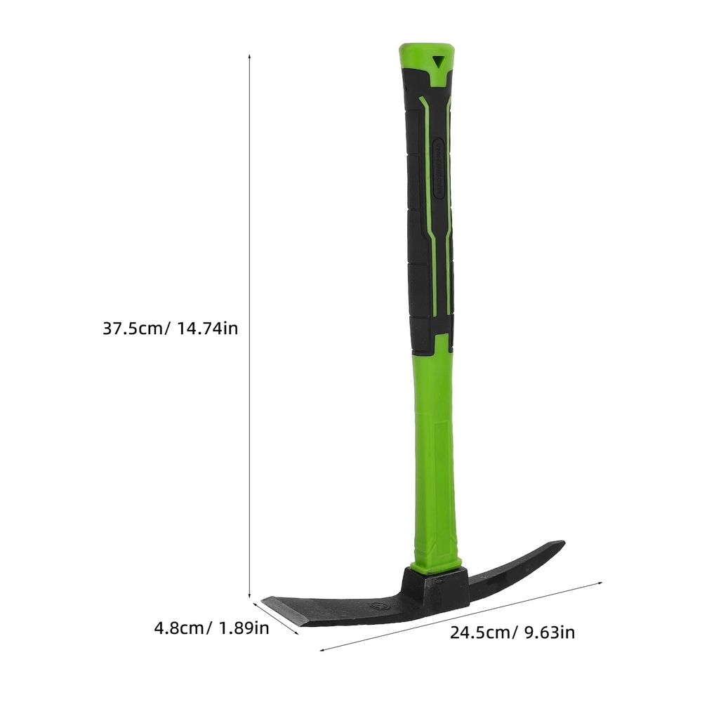Forged Steel Garden Mattock for Digging and Rock Breaking with Compact Design and Durable Manganese Steel