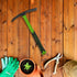 Forged Steel Garden Mattock for Digging and Rock Breaking with Compact Design and Durable Manganese Steel