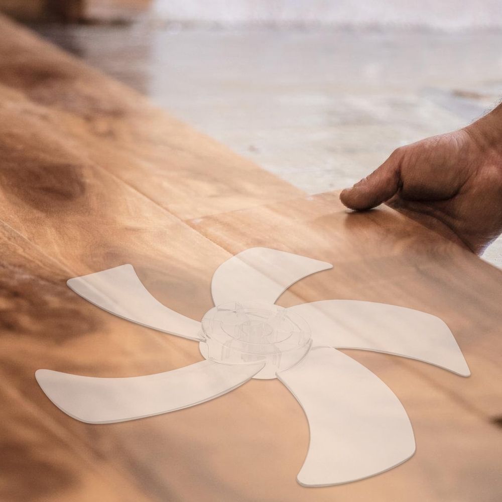 Table Fan Plastic Blades Easy to Install Fan Accessories Transparent Design