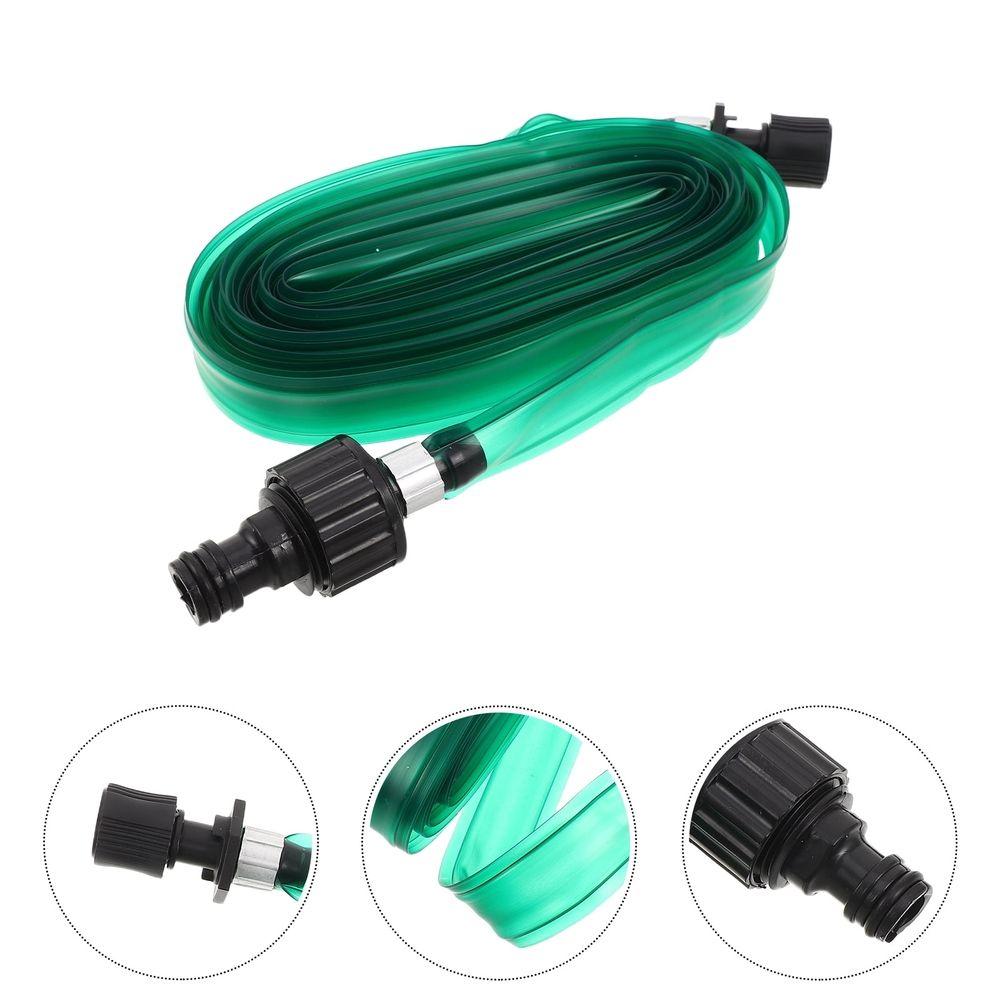 Weather Resistant Flat Water Hose for Garden Use with Smooth Inner Wall and Leakproof Connectors