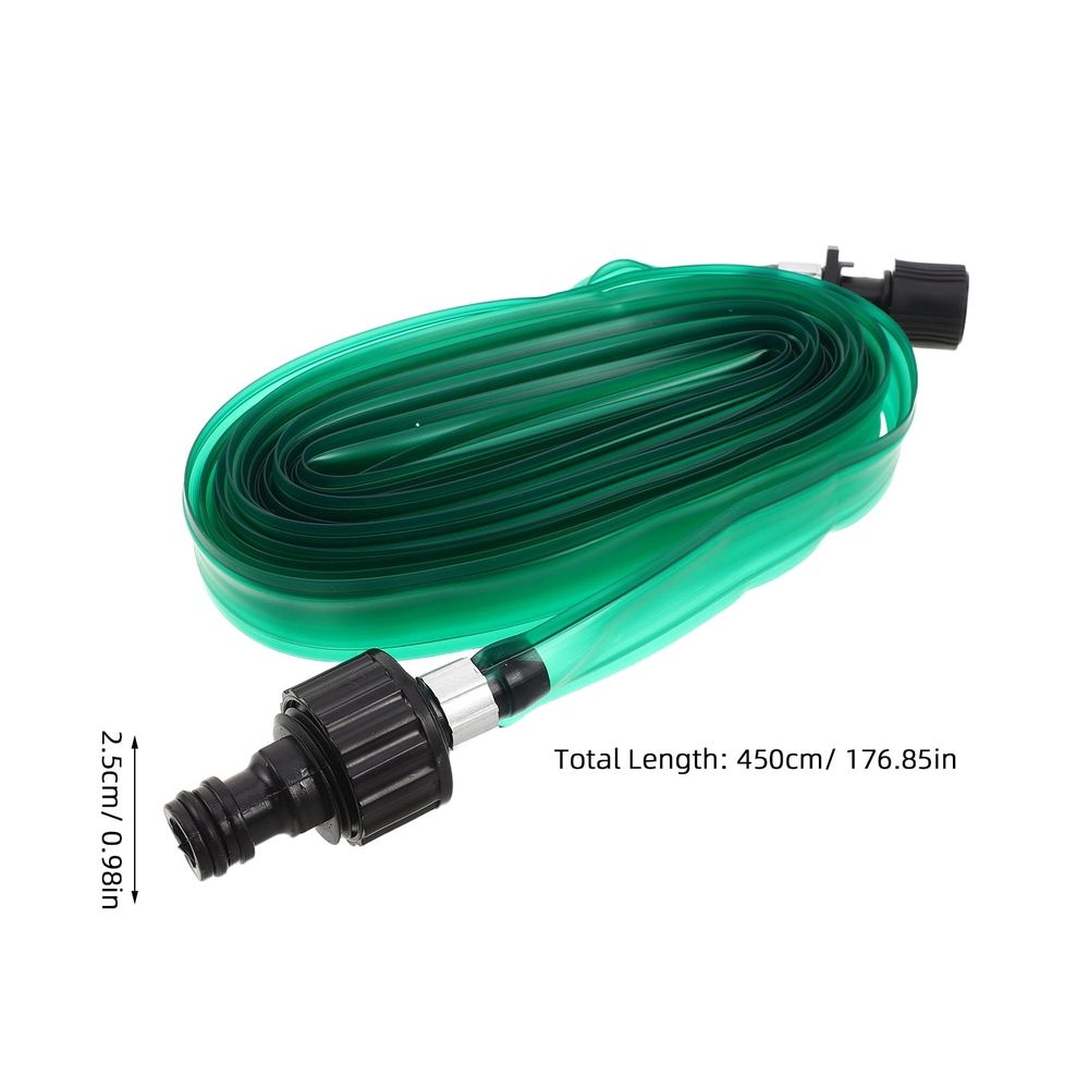 Weather Resistant Flat Water Hose for Garden Use with Smooth Inner Wall and Leakproof Connectors