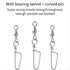 4Pcs Fishing Bait Lure Diving Board Swivel Planer Board Fishing Flashers Fishing Trolling Tackle