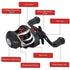 baitcast reel High Speed Lightweight Baitcasting Fishing Reel for Smooth Casting and Comfortable Grip