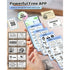 Label Makers, Label Maker Machine with Tape, Bluetooth Label Maker, Portable Thermal 2 Inch Label Printer for Small Business, Barcode, Address, Logo, Clothing, Sticker Printer for Phones & PC