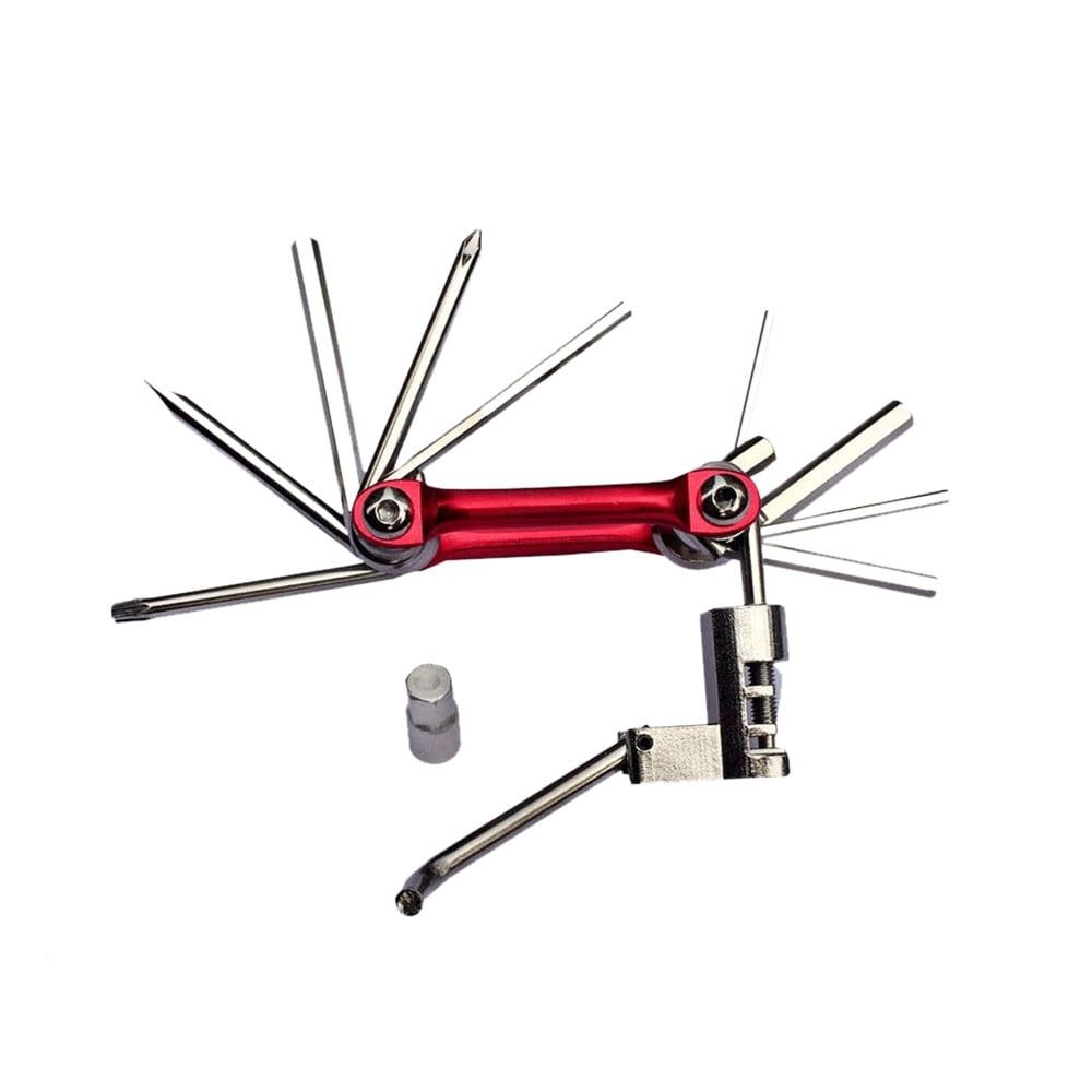 Bike Multi Tool, Bike Repair Tools Kit, 11-in-1 Bicycle Multi Tool Kit, MTB, Road, BMX, E-Bike Tire & Gear Tools